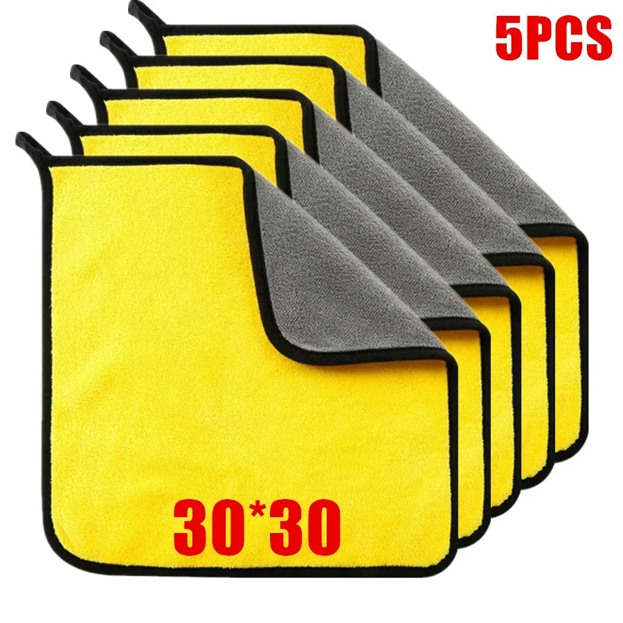 1/2/6 Pack Car Cleaning Cloth – Microfiber Car Wash Towels