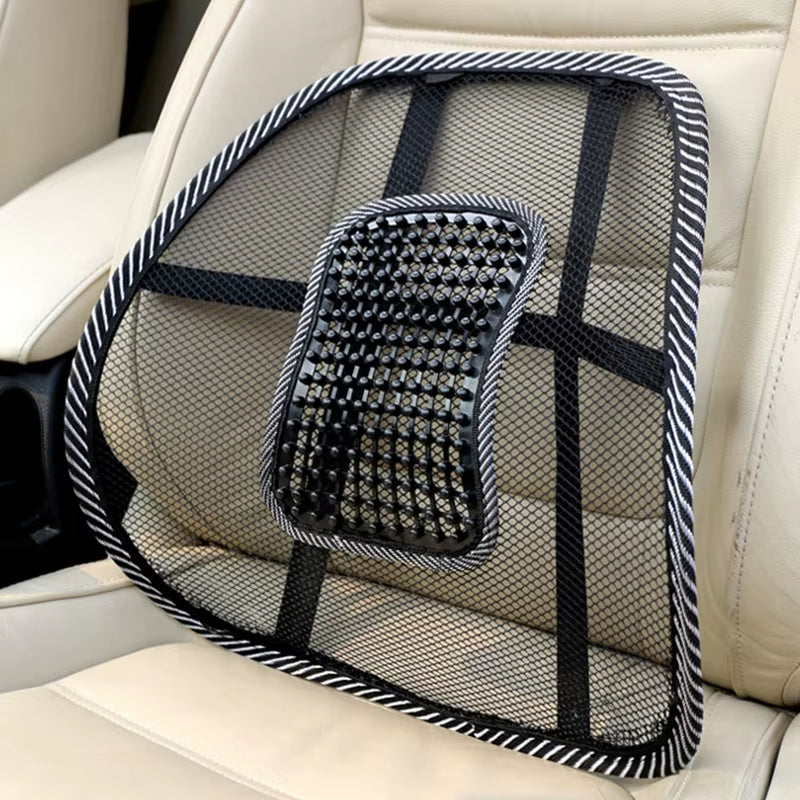 Mesh Lumbar Support Cushion – Car & Office Chair