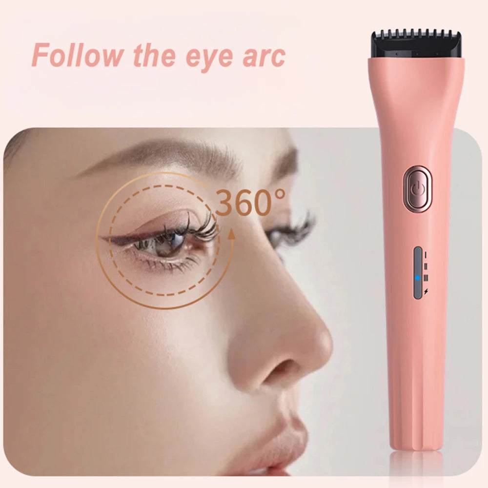 Portable 5D Heated Eyelash Curler – 3 Modes for Long-Lasting Makeup