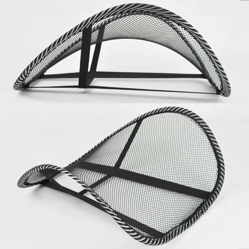 Mesh Lumbar Support Cushion – Car & Office Chair