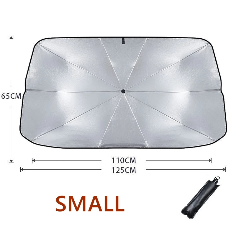 Car Sunshade – Retractable Sunscreen & Heat Insulation Parasol