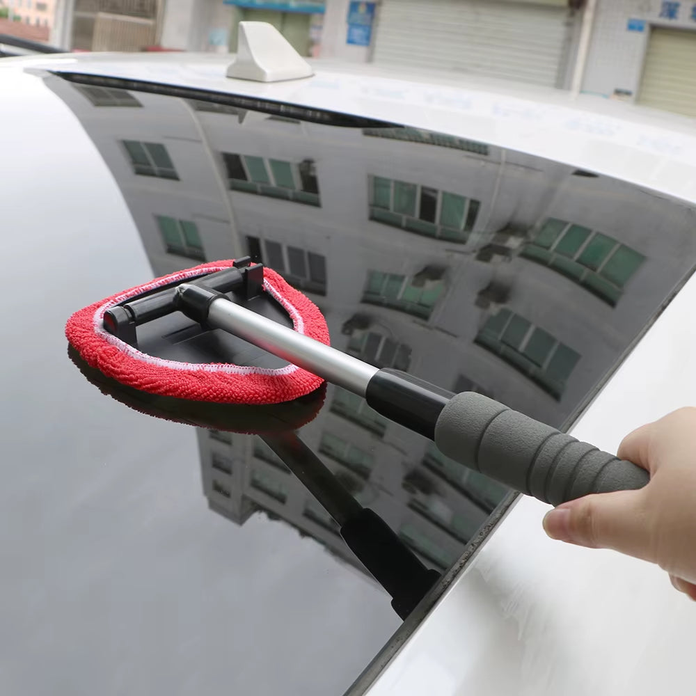 Car Window Cleaner – Microfiber Telescopic Glass & Windshield Brush