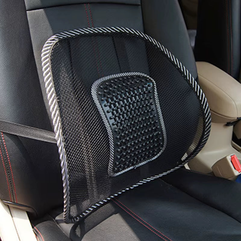 Mesh Lumbar Support Cushion – Car & Office Chair