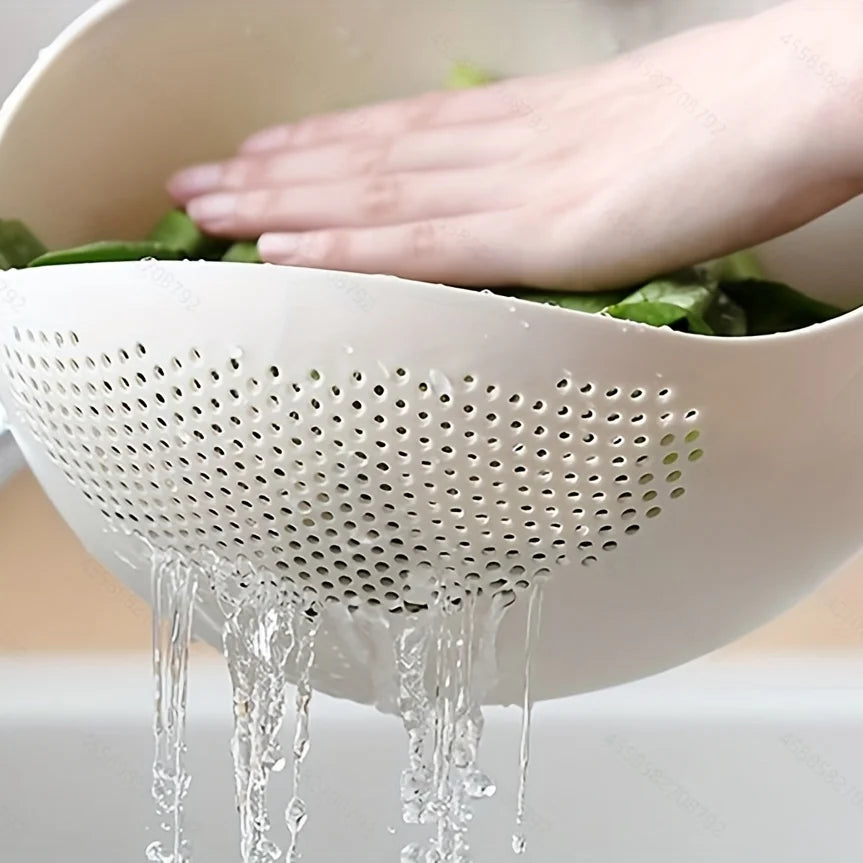 1Pc Rice & Vegetable Strainer – Multi-Purpose Kitchen Basket