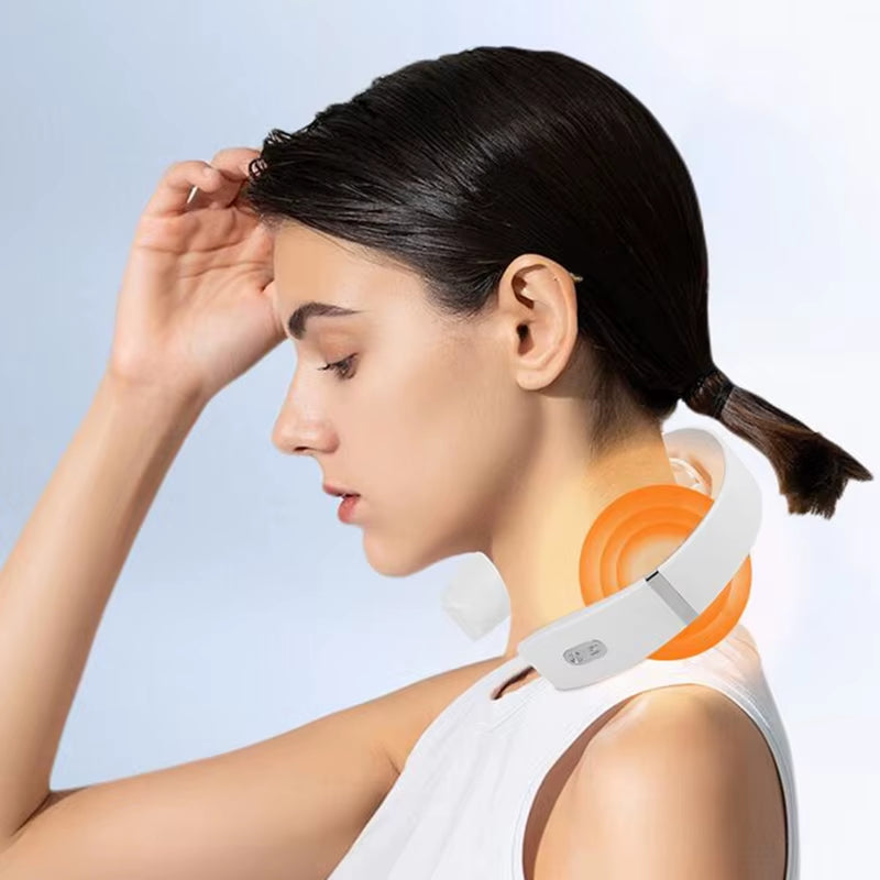 Smart Neck & Shoulder Massager – Electric Heat, USB Charging