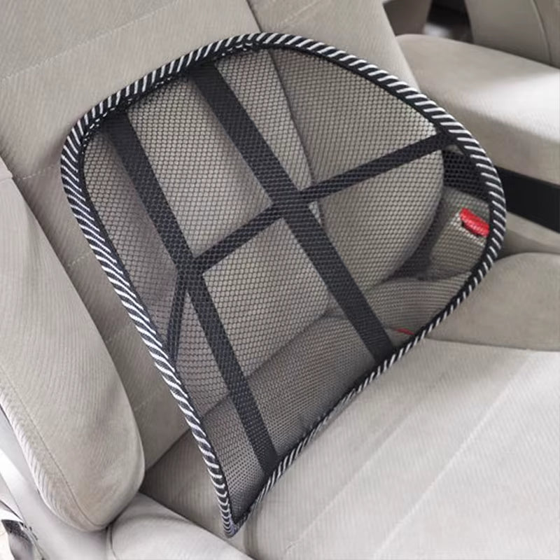 Mesh Lumbar Support Cushion – Car & Office Chair