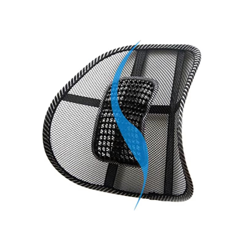 Mesh Lumbar Support Cushion – Car & Office Chair