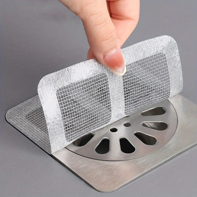 Disposable Hair Catchers – Mesh Shower Drain Covers