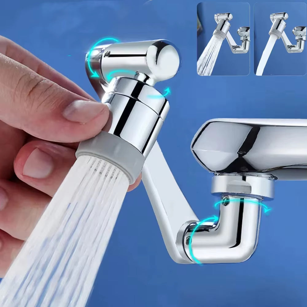 Universal 1080° Rotation Faucet Sprayer – Heavy Metal Bubbler for Sink