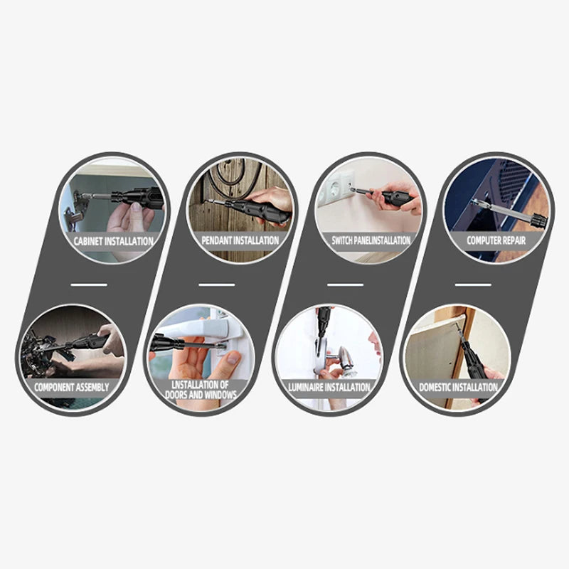 Maizhe Rechargeable Electric & Manual Duo Screwdriver – 3.6V Cordless