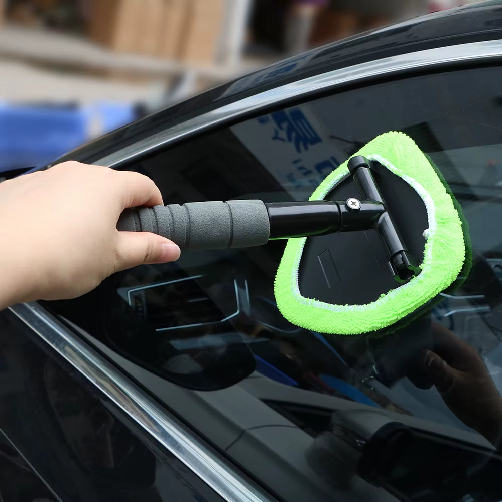 Car Window Cleaner – Microfiber Telescopic Glass & Windshield Brush