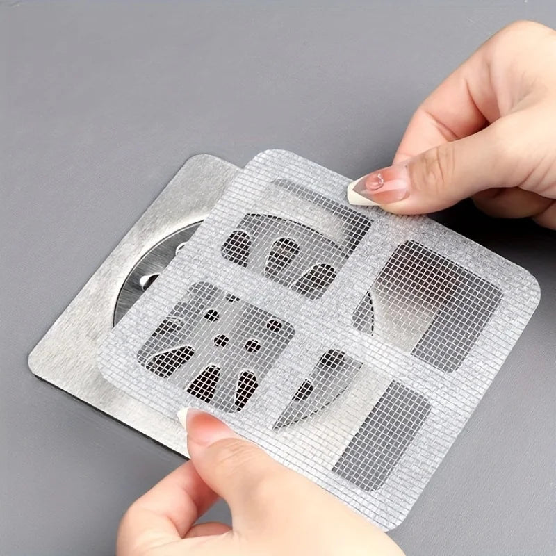 Disposable Hair Catchers – Mesh Shower Drain Covers